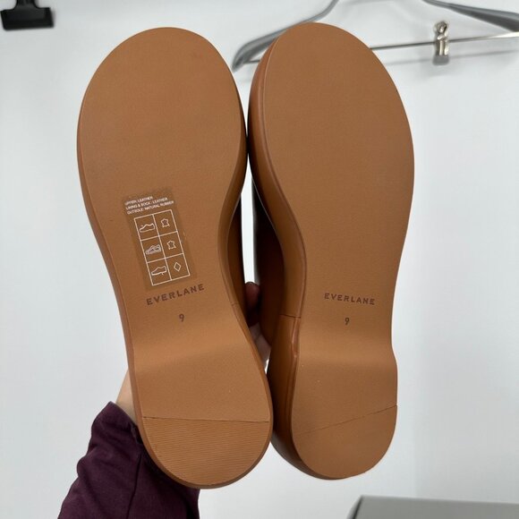 Everlane The Puffa Flatform in Brown Leather sz 7.5 Women's Chunky Platform Clog - Picture 10 of 12